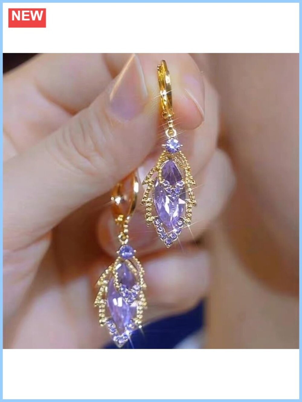 Lightweight Hoop Earrings Vintage Style Elegant Gift